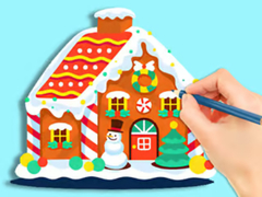 თამაშის Coloring Book: Gingerbread Hut