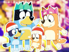 თამაშის Jigsaw Puzzle: Bluey Family Xmas Eve