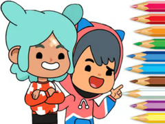 თამაშის Coloring Book: Toca Boca Friends
