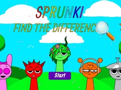 თამაშის Sprunki Find The Differences