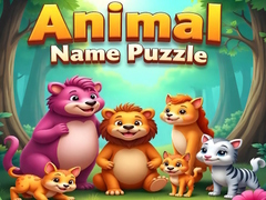 თამაშის Animal Name Puzzle