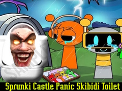 თამაშის Sprunki Castle Panic Skibidi Toilet