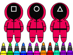 თამაშის Coloring Book: Squid Game Mask