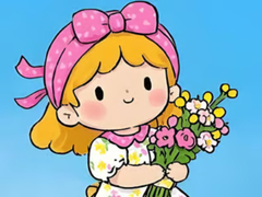 თამაშის Jigsaw Puzzle: Little Flower Girl