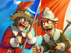 თამაშის Musketeers Gunpowder vs Steel