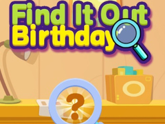 თამაშის Find It Out Birthday