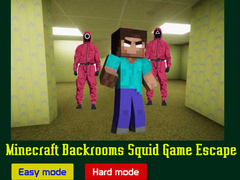 თამაშის Minecraft Backrooms Squid Game Escape