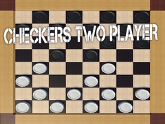 თამაშის Checkers Two Player