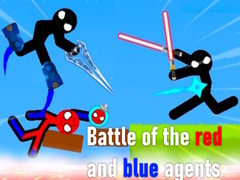 თამაშის Battle of the red and blue agents