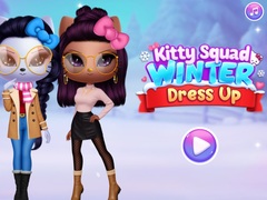 თამაშის Kitty Squad Winter Dress Up