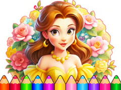 თამაშის Coloring Book: Flower Dress Up