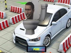 თამაშის Skibidi Toilet Parking Car