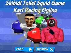 თამაშის Skibidi Toilet Squid Game Kart Racing Online