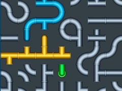 თამაშის Connect The Pipes Water Puzzle