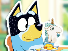 თამაშის Jigsaw Puzzle: Bluey Toy Time