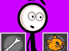 თამაშის Stickman Choosing actions