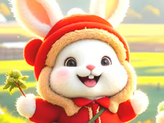 თამაშის Jigsaw Puzzle: Hiking Bunny