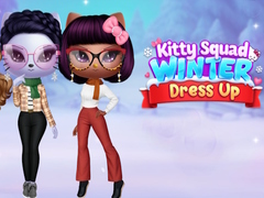 თამაშის Kitty Squad Winter Dress up