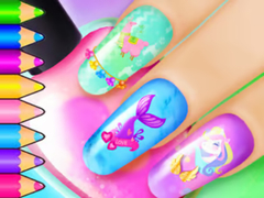 თამაშის Coloring Book: Nail Art Salon