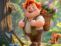 თამაშის Find The Differences: The Honest Woodcutter
