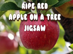 თამაშის Ripe Red Apple on a Tree Jigsaw