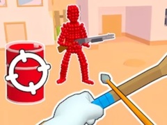 თამაშის Stickman Archer Shooting Arrows at Reds