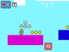 თამაშის 2d Obby Rainbow Parkour