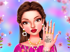 თამაშის Celebrity Spring Manicure Design