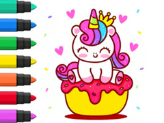 თამაშის Coloring Book: Unicorn Cupcake