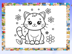თამაშის Beautiful Cats Coloring Book