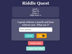 თამაშის Riddle Quest Brain Teaser