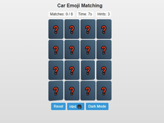 თამაშის Car Emoji Matching