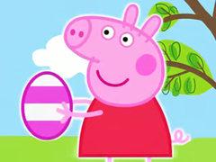 თამაშის Jigsaw Puzzle: Peppa Pig Easter Eggs