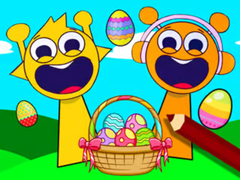 თამაშის Coloring Book: Sprunki Incredibox Easter