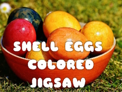 თამაშის Shell Eggs Colored Jigsaw