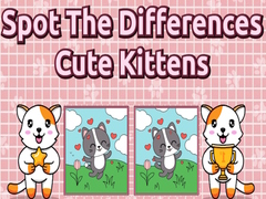 თამაშის Spot the Differences Cute Kittens