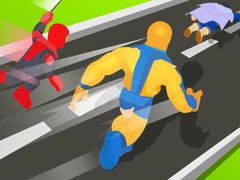 თამაშის Superhero Transform Change Race