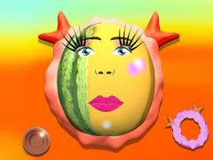 თამაშის Makeup Fruits