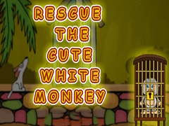 თამაშის Rescue the Cute White Monkey
