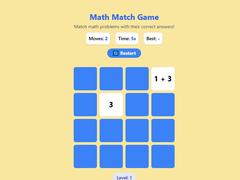 თამაშის Math Match Game