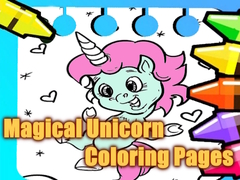 თამაშის Magical Unicorn Coloring Pages