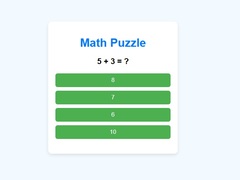 თამაშის Math Puzzle