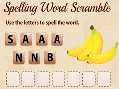 თამაშის Spelling Word Scramble