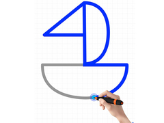 თამაშის Single Line Puzzle Drawing
