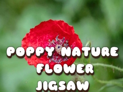 თამაშის Poppy Nature Flower Jigsaw