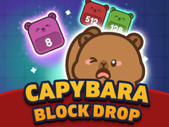 თამაშის Capybara Block Drop