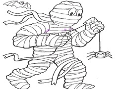 თამაშის Mummy Coloring Book