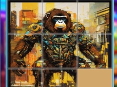 თამაშის Gorilla Sliding Puzzles