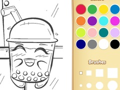 თამაშის Boba Tea Coloring Book for Kids