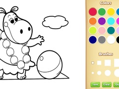თამაშის Baby Farm Animals Coloring Book for Kids